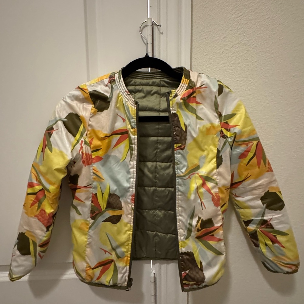 Double-sided Floral Kids Jacket